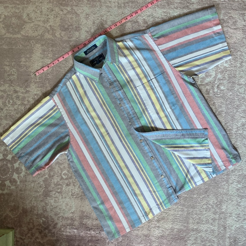 John Ashford Striped Oxford Shirt